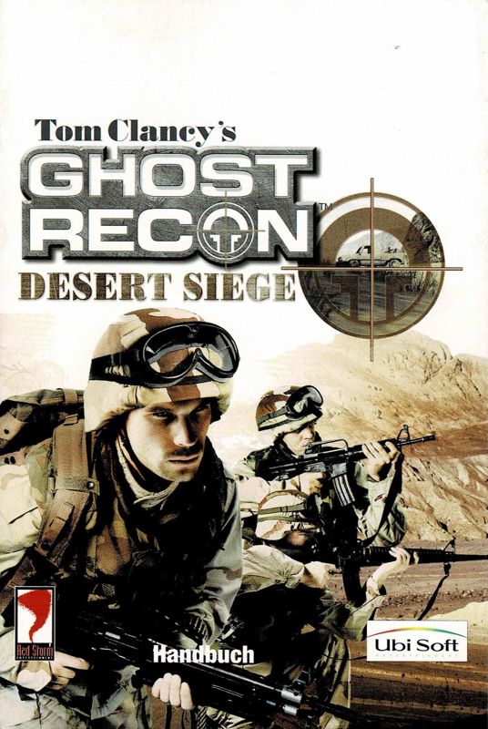 Manual for Tom Clancy's Ghost Recon: Collector's Pack (Windows): Desert Siege - Front
