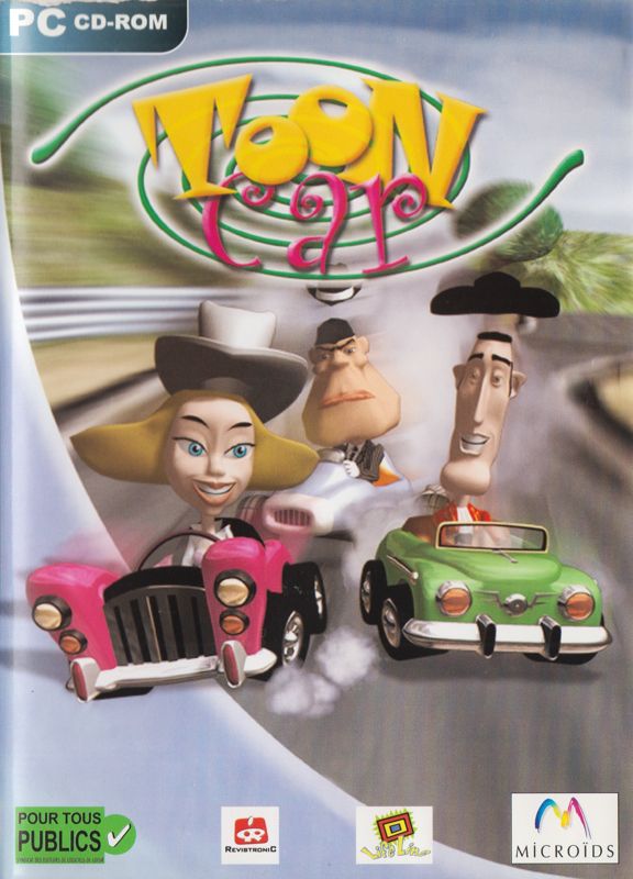 Toon Car The Great Race promo art, ads, magazines advertisements