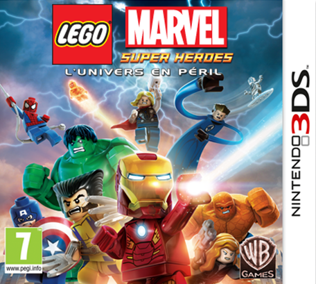 Front Cover for LEGO Marvel Super Heroes: Universe in Peril (Nintendo 3DS) (download release)