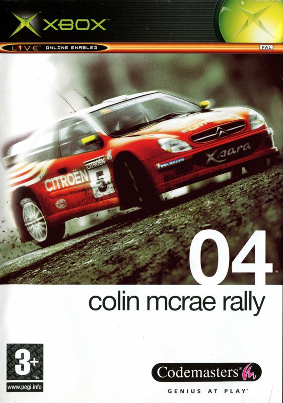 Front Cover for Colin McRae Rally 04 (Xbox)