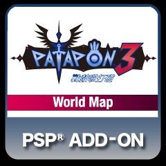 Front Cover for Patapon 3: World Map (PS Vita and PSP) (download release)