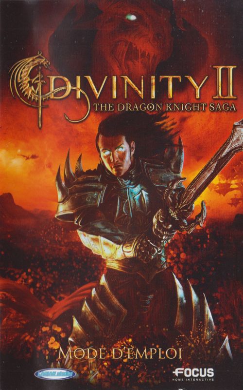 Manual for Divinity II: The Dragon Knight Saga (Windows): Front (44-page)