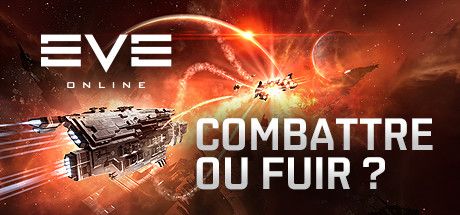 Front Cover for EVE Online (Windows) (Steam release): Flight or Flight Cover Art (French version)