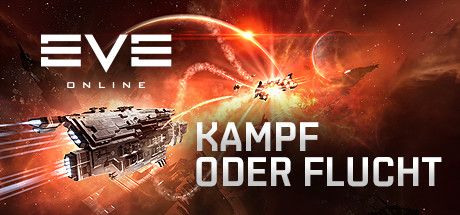 Front Cover for EVE Online (Windows) (Steam release): Flight or Flight Cover Art (German version)
