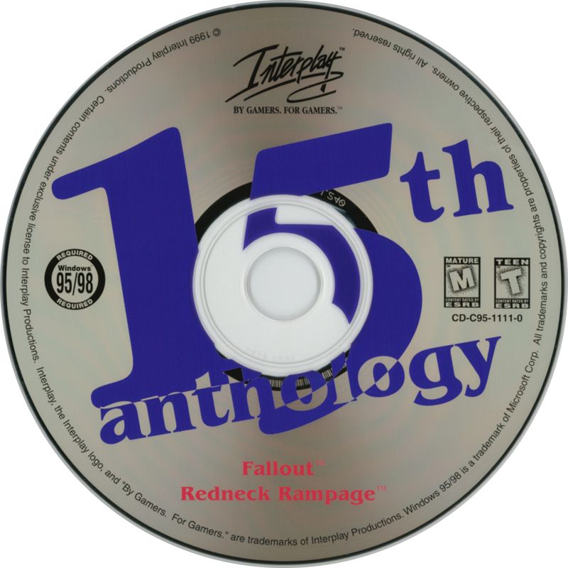 Media for Interplay: 15th Anniversary (DOS and Windows): Fallout / Redneck Rampage