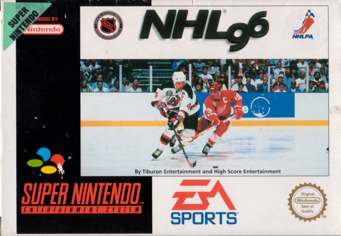 Front Cover for NHL 96 (SNES)