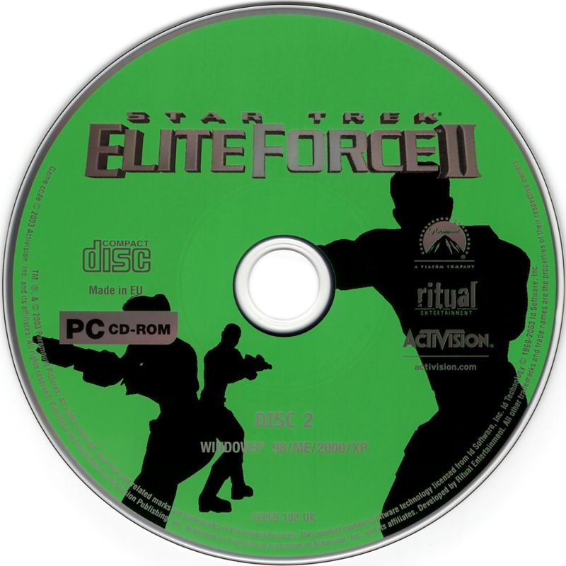 Media for Star Trek: Elite Force II (Windows): Disc 2