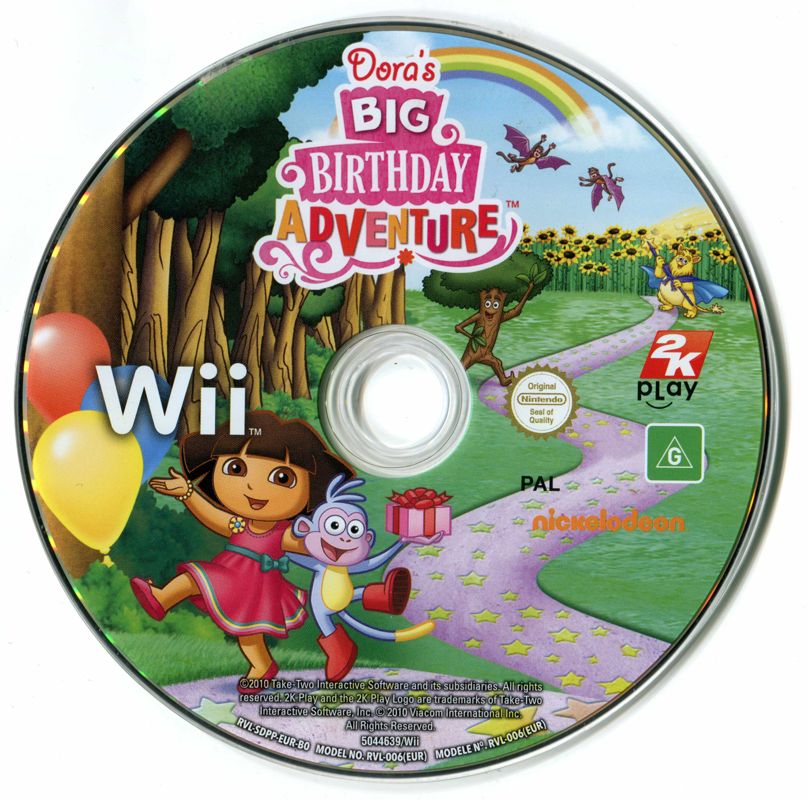 Media for Dora the Explorer: Dora's Big Birthday Adventure (Wii)