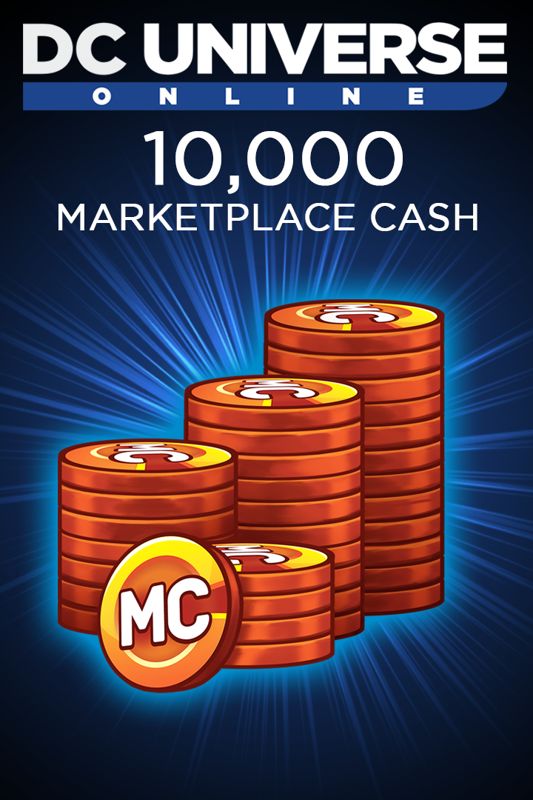 Front Cover for DC Universe Online: 10,000 Marketplace Cash (Xbox One) (download release)