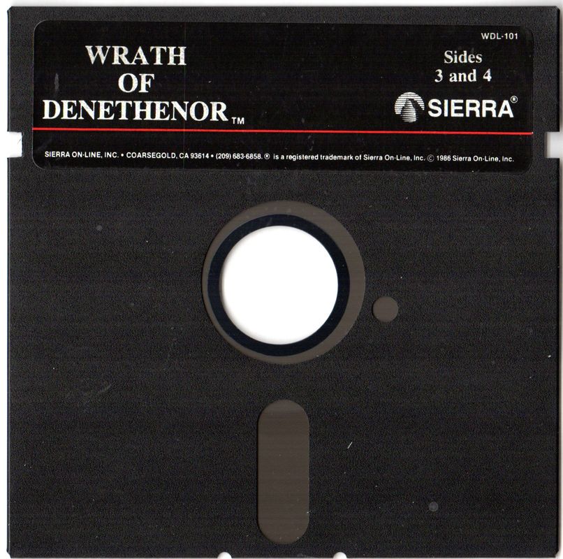 Media for Wrath of Denethenor (Apple II): Disk 2