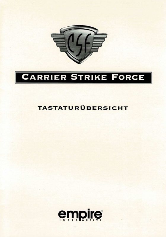 Reference Card for Navy Strike (DOS) (The White Label Release): Front