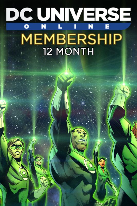 Front Cover for DC Universe Online: 12-Month Membership (Xbox One) (download release)