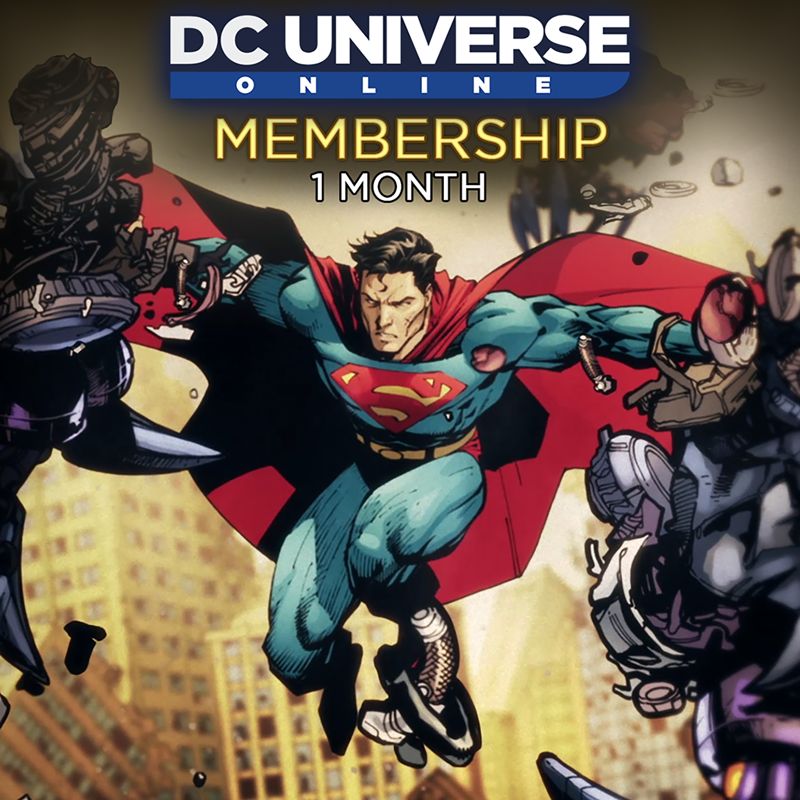 Front Cover for DC Universe Online: 1-Month Membership (PlayStation 3 and PlayStation 4) (download release)