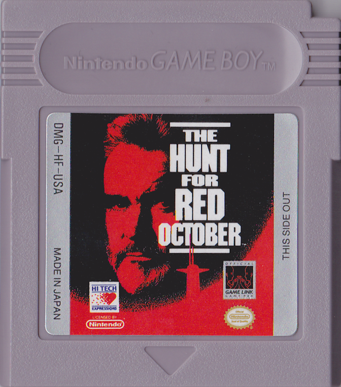 The Hunt for Red October cover or packaging material MobyGames