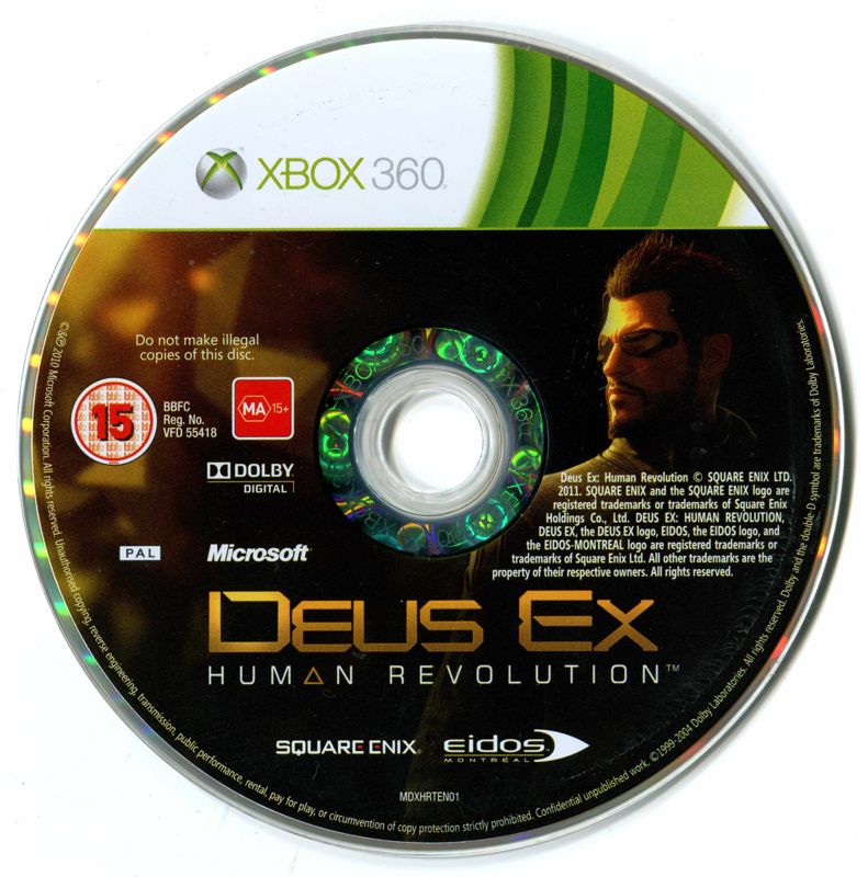 Media for Deus Ex: Human Revolution: Limited Edition (Xbox 360)