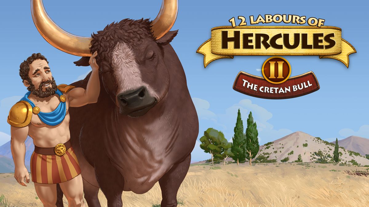 Front Cover for 12 Labours of Hercules II: The Cretan Bull (Nintendo Switch) (download release)