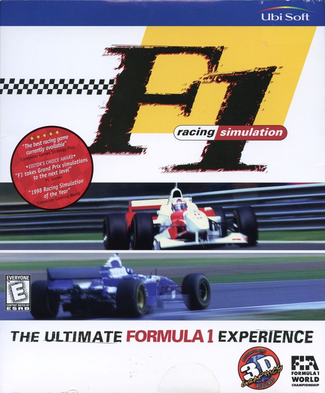 Front Cover for F1 Racing Simulation (Windows)