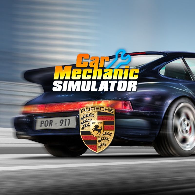 Front Cover for Car Mechanic Simulator 2018: Porsche (PlayStation 4) (download release)
