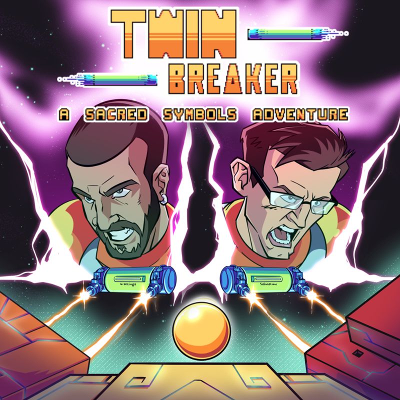 Front Cover for Twin Breaker: A Sacred Symbols Adventure (PS Vita and PlayStation 4) (download release)