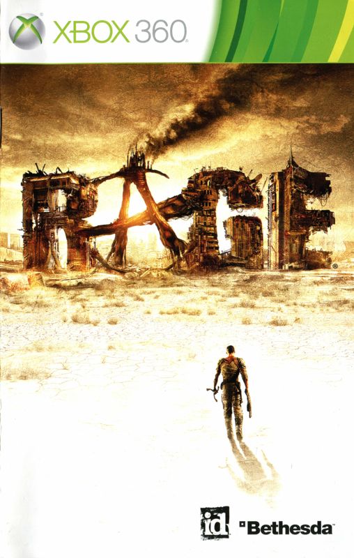 Manual for Rage (Xbox 360): Front