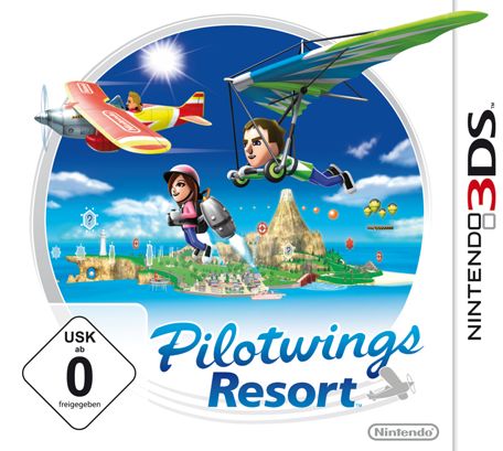 Front Cover for Pilotwings Resort (Nintendo 3DS) (download release)