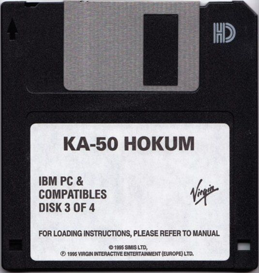 Media for Ka-50 Hokum (DOS): Disk 3