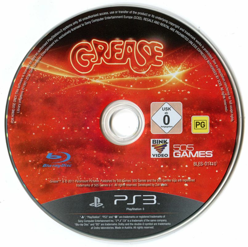Media for Grease Dance (PlayStation 3)