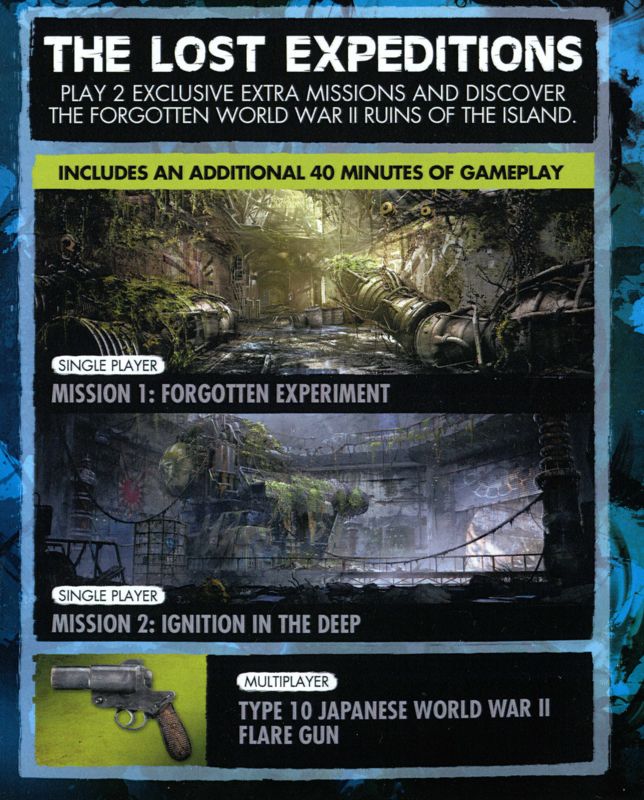 Extras for Far Cry 3 (The Lost Expeditions Edition) (PlayStation 3): DLC flyer - front