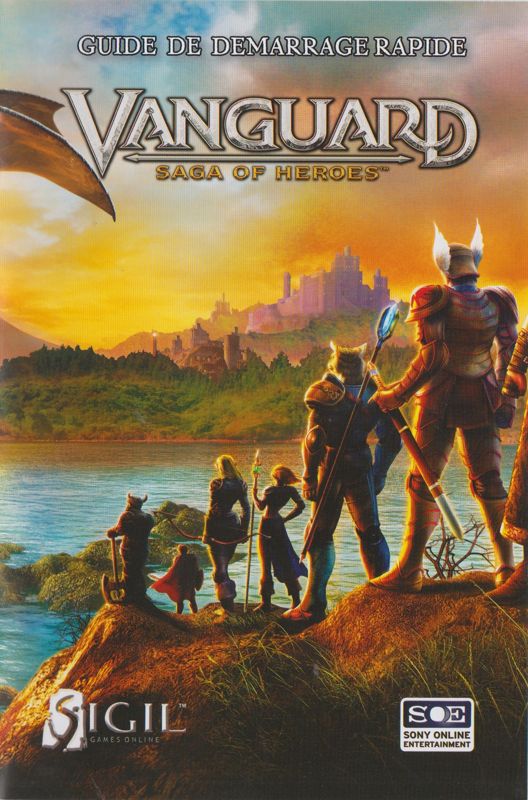 Manual for Vanguard: Saga of Heroes (Windows): Quick Start Guide - Front (16-page)
