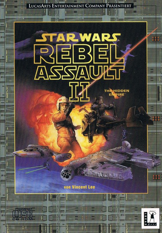 Front Cover for Star Wars: Rebel Assault II - The Hidden Empire (DOS and Windows) (re-release)