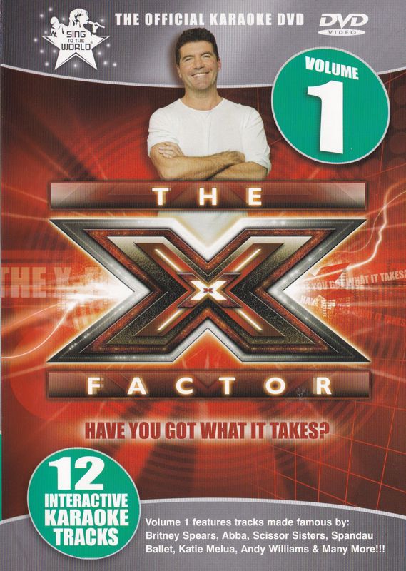 Front Cover for The X Factor: The Official Karaoke DVD - Volume 1 (DVD Player)
