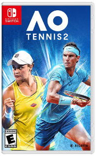 Front Cover for AO Tennis 2 (Nintendo Switch) (download release): 1st version