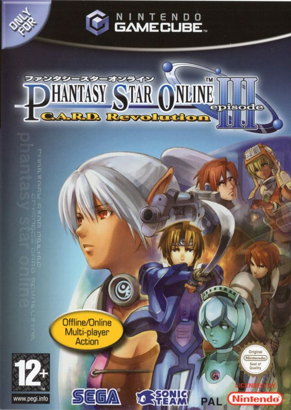 Front Cover for Phantasy Star Online: Episode III - C.A.R.D. Revolution (GameCube)