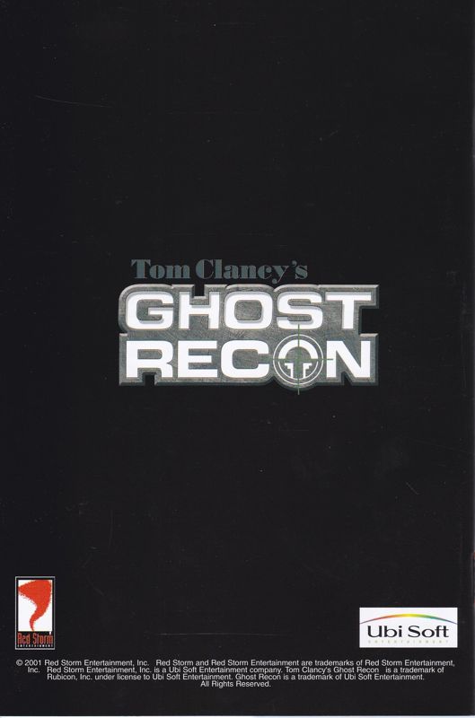 Manual for Tom Clancy's Ghost Recon: Gold Edition (Windows): Ghost Recon: Back