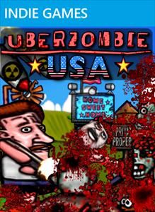 Front Cover for Uberzombie: USA (Xbox 360) (XNA Indie Games release)