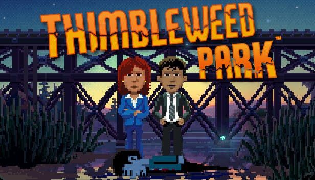 Front Cover for Thimbleweed Park (Linux and Macintosh and Windows) (Humble Store release): 2019 version