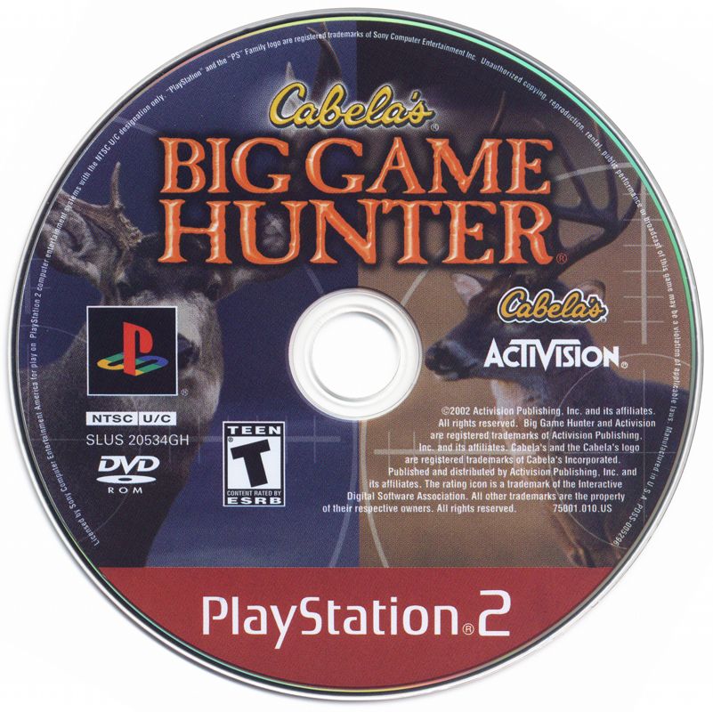 Cabela's Big Game Hunter cover or packaging material - MobyGames