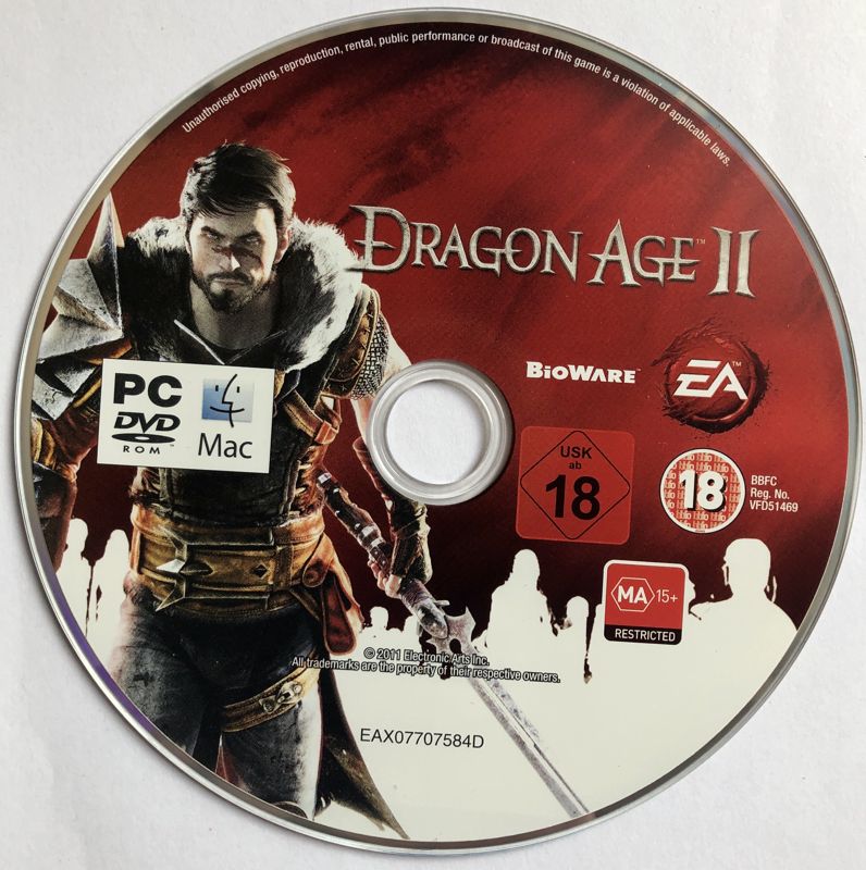 Media for Dragon Age II (Macintosh and Windows)