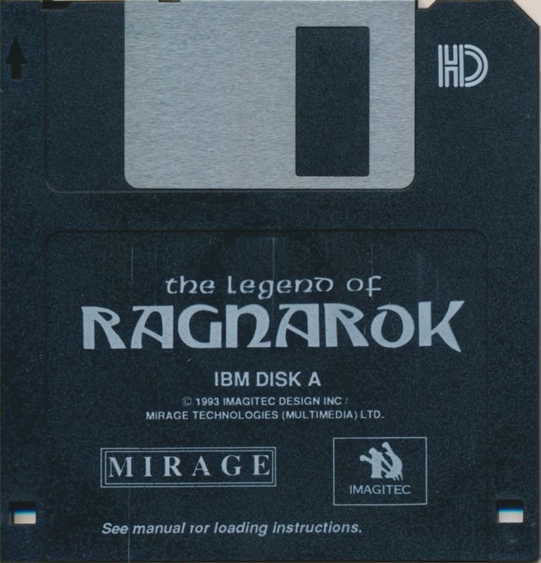 Media for King's Table: The Legend of Ragnarok (DOS): Disk A