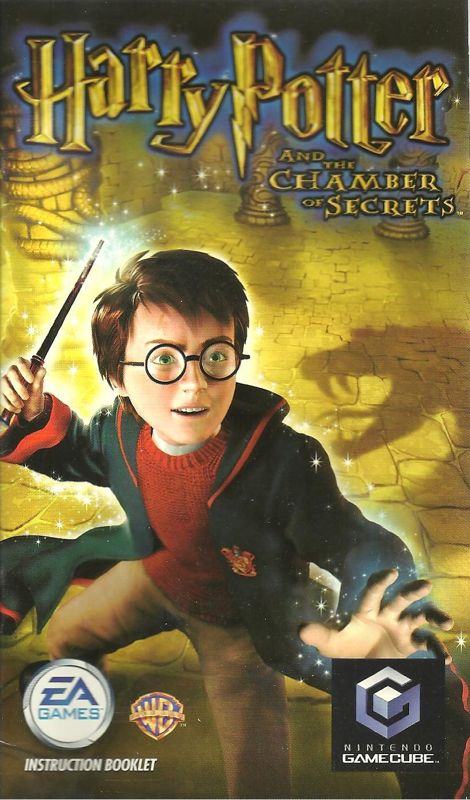 Manual for Harry Potter and the Chamber of Secrets (GameCube): Front