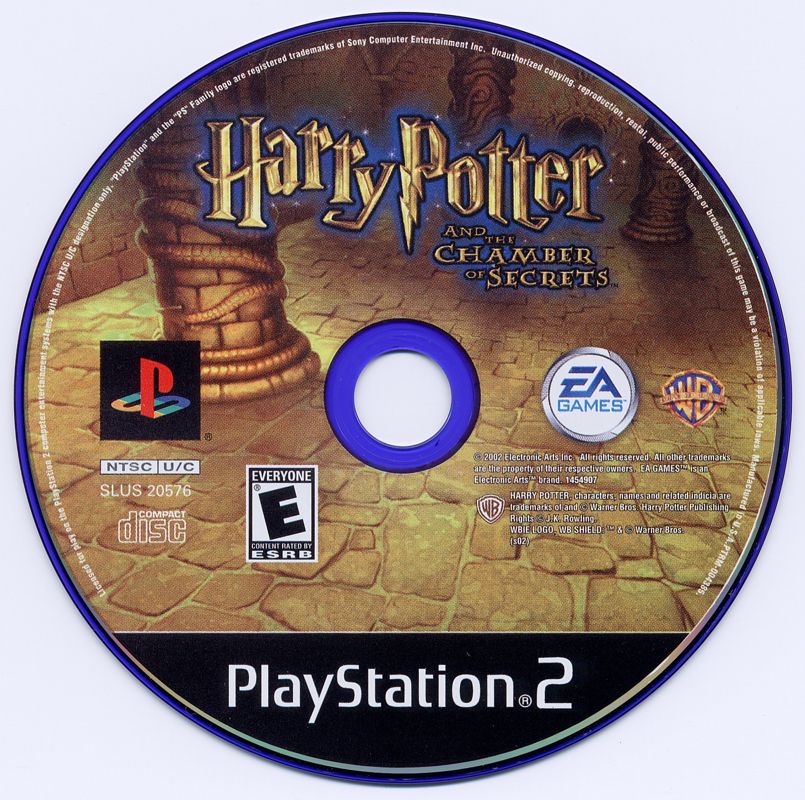 Media for Harry Potter and the Chamber of Secrets (PlayStation 2)