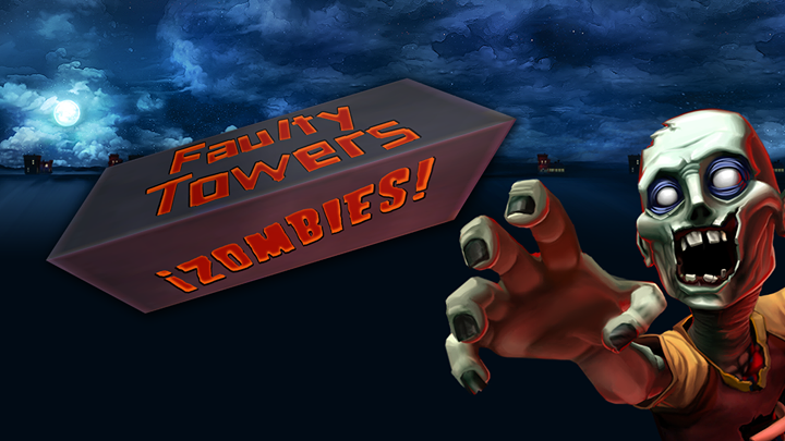 Front Cover for ¡Zombies!: Faulty Towers (Android and Oculus Go and Windows) (Oculus Store release)