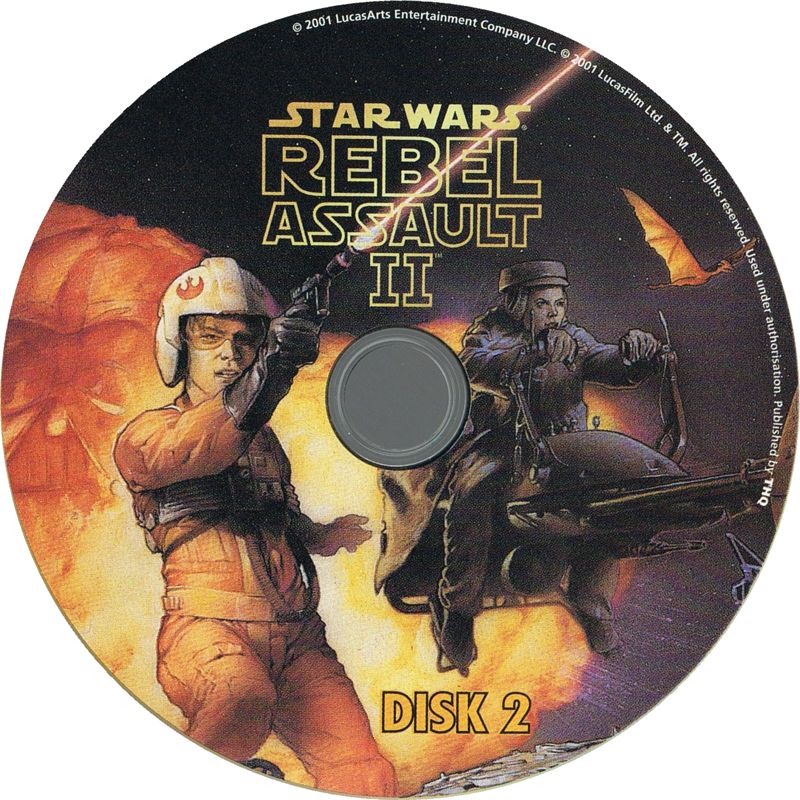 Media for Star Wars: Rebel Assault II - The Hidden Empire (DOS and Windows) (re-release): Disc 2