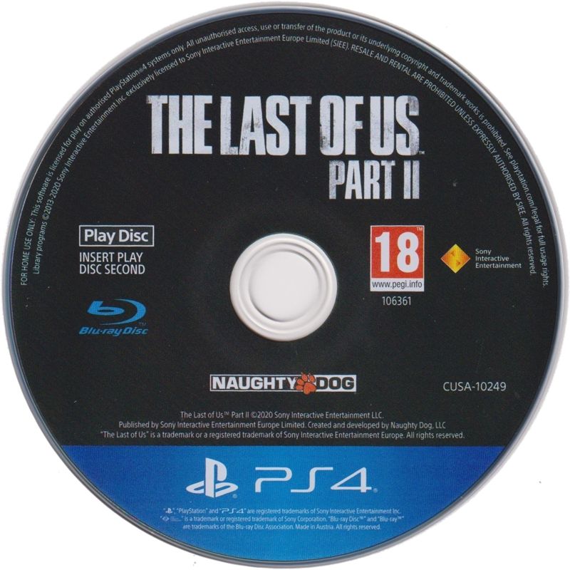 What does yellow dot mean on the last of us part 2 disc case? :  r/thelastofus