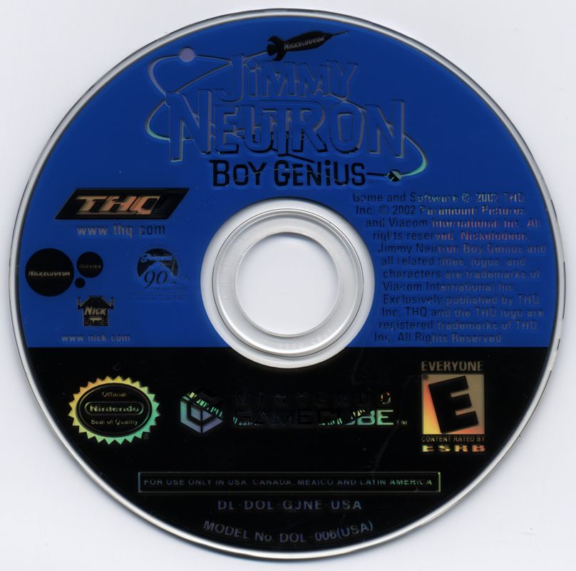 Media for Jimmy Neutron: Boy Genius (GameCube)