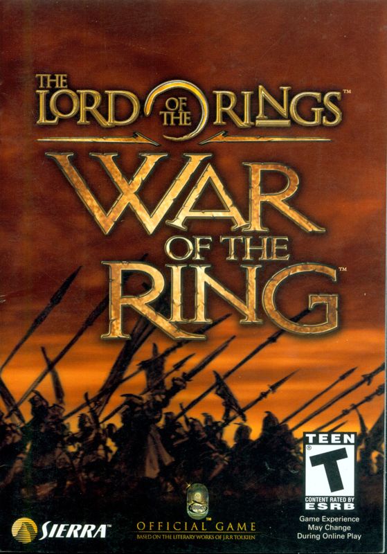 The Lord of the Rings: War of the Ring cover or packaging material ...