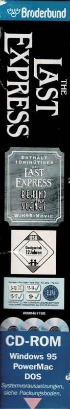 Spine/Sides for The Last Express (DOS and Macintosh and Windows): Left