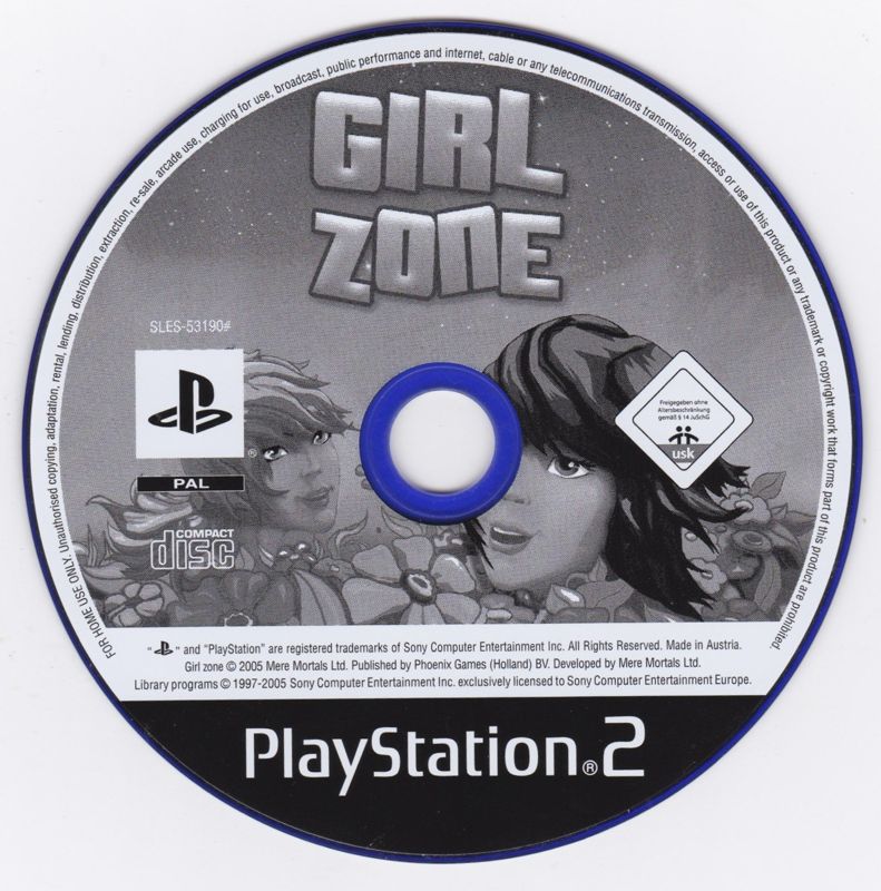 Media for Girl Zone (PlayStation 2)