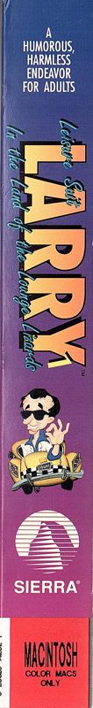 Spine/Sides for Leisure Suit Larry 1: In the Land of the Lounge Lizards (Macintosh): Left