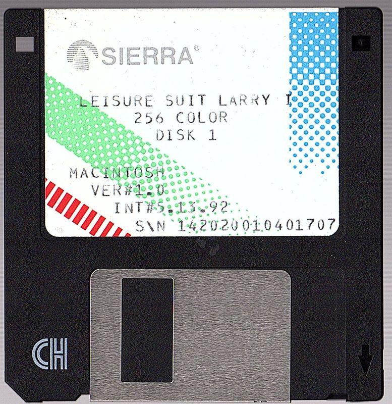 Media for Leisure Suit Larry 1: In the Land of the Lounge Lizards (Macintosh): Disk 1